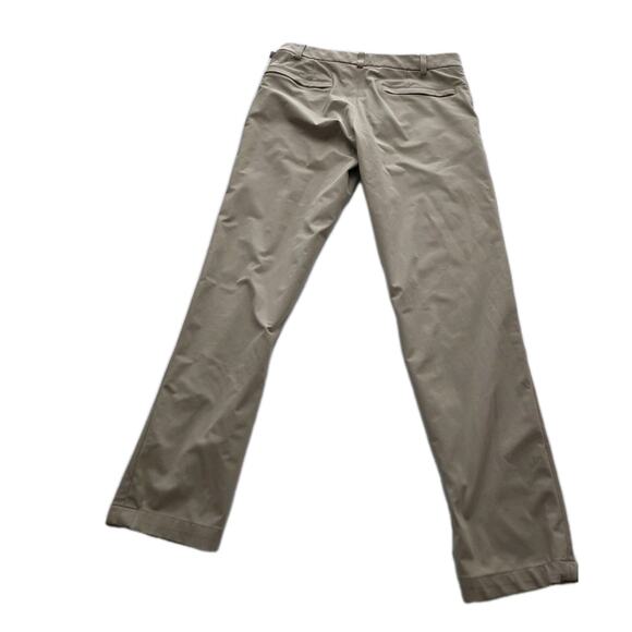 Lululemon Pants Mens 31 Tan Brown Commission Pant Warpstream Casual Athleisure - Picture 9 of 11